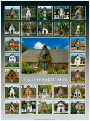 Eine Collage von Bildern von FRIESENHÄUSERN.