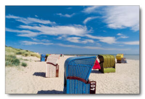 Meine Insel - Föhr - und weiße Wolken.