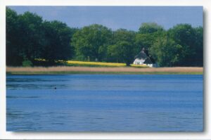 Ein Seehaus in Schleswig-Holstein - Bei Sieseby / Schlei an der Schlei.